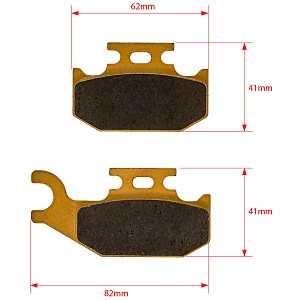 Колодки дискового тормоза (металлокерамика) ATV BRP G1 правые FA317  SM-PARTS