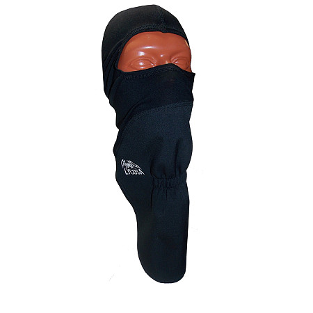 Подшлемник LYCOSA WINDSTOPPER+ VISCOSE с ветрозащитой шеи (черн, L/XL)